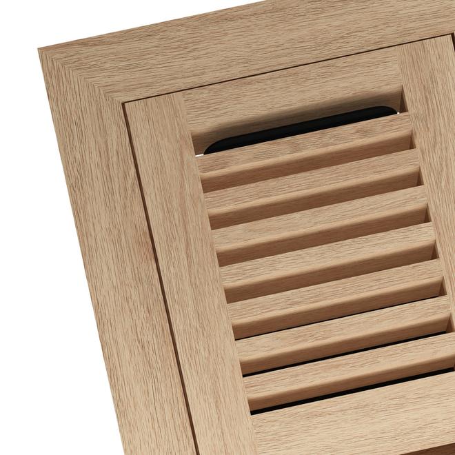 IMPERIAL 4-in x 10-in Unfinished Oak Flush Mount Floor Register