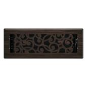 Imperial Collection 1-Pack Bronze Floor Register (Duct Opening: 3-in x 10-in ; Outside: 1.38-in x 4.25-in)