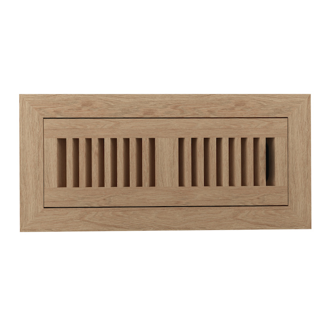 Imperial 1-Pack Brown Floor Register (Duct Opening: 3-in x 10-in ; Outside: 1.83-in x 4.25-in)