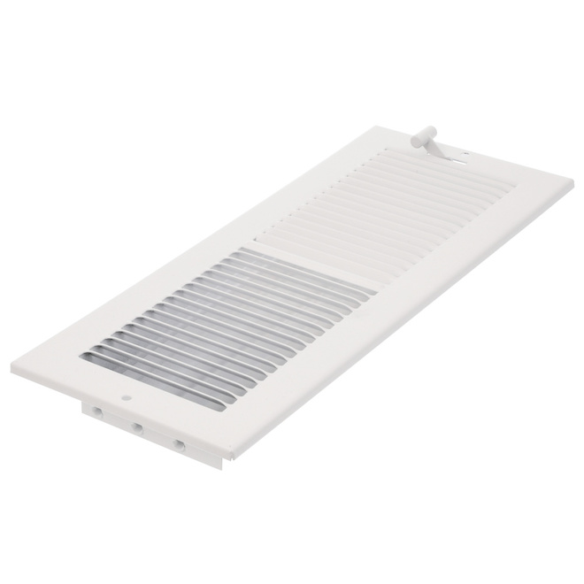 Imperial White Steel Sidewall/Ceiling 2-Way Register