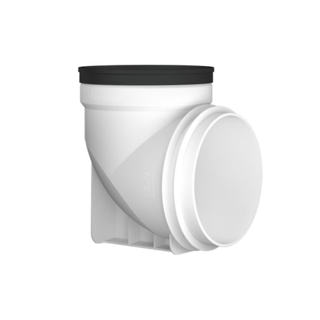 Imperial 4-in Quick Connector Elbow - White