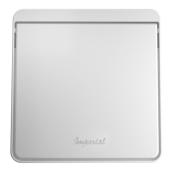 Imperial 4-in Vent Hood Cap in White Plastic