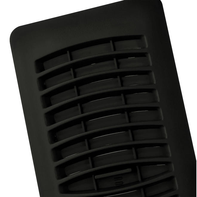 Imperial Floor Register in Plastic 4 x 10-in - Black
