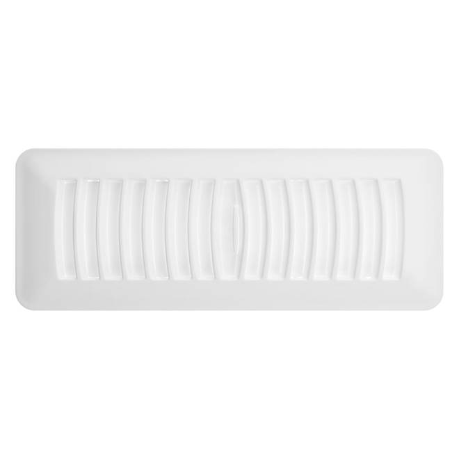 Imperial Floor Register in Plastic 3 x 10-in - White