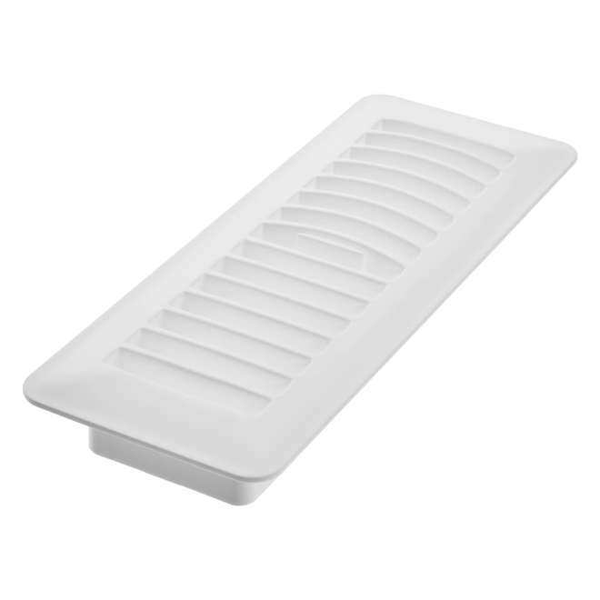 Imperial Floor Register in Plastic 3 x 10-in - White