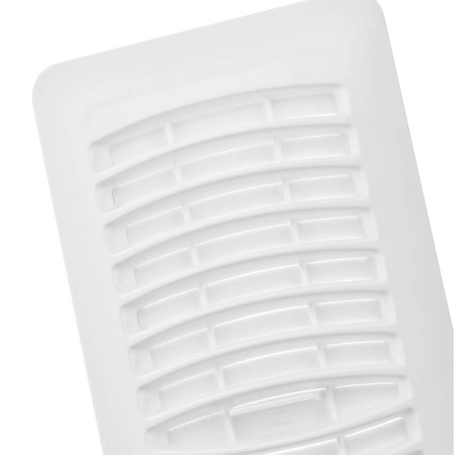 Imperial Floor Register in Plastic 4 x 10-in - White