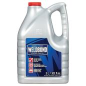 Weldbond All-Purpose Adhesive - Dries Clear - Non Toxic - Odorless - 3 L