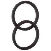 Rubber Washers - 1 1/4" - Grey - 2/Pk