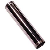 Tube de rallonge filetée, 1 1/2" x 6", chrome