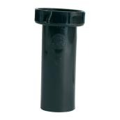 Plumb Pak Sink Tailpiece - Black - Plastic - 1 1/2-in dia x 4-in L