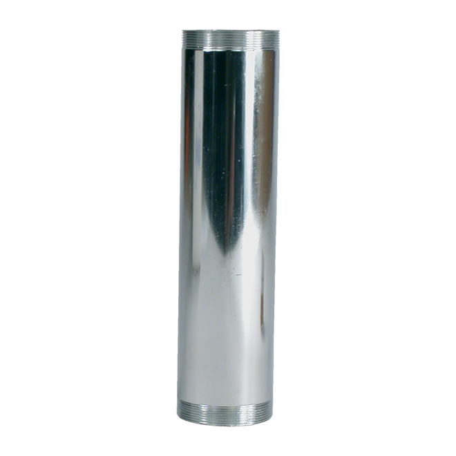 Tuyau de rallonge Plumb Pak, laiton au fini chromé, 1 1/2 po de diamètre x 6 po de long