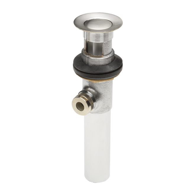 Bouchon de lavabo chromé escamotable Plumb Pak