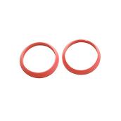 Rubber Slip-Joint Washer - Red - 1 1/2'' - Pack of 2