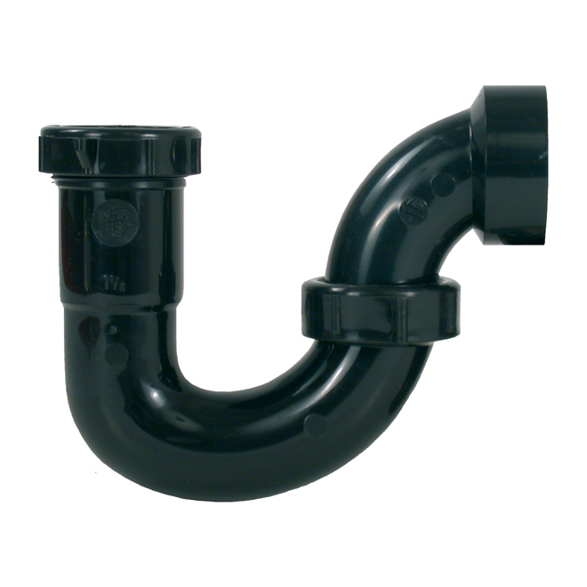 Siphon d'évier ajustable, Plumb Pak, 1-paquet, 1 1/2 po, ABS, noir