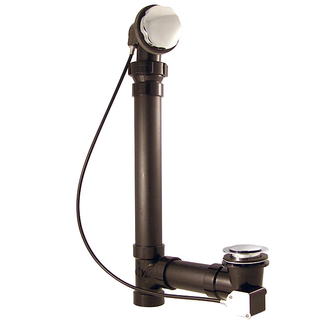 Bath Drain - ABS - Round - 1 1/2" - Polished Chrome