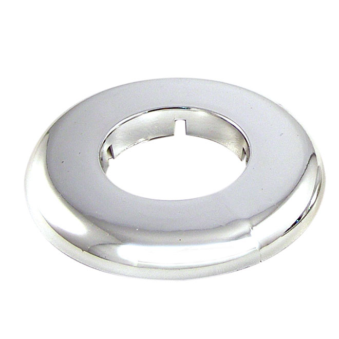 Belanger Shallow Flange - Plastic - Polished Chrome - 1 1/4-in dia