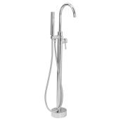 Bélanger Freestanding Bathtub Faucet with Handheld Shower - Delphi Collection - Polished Chrome