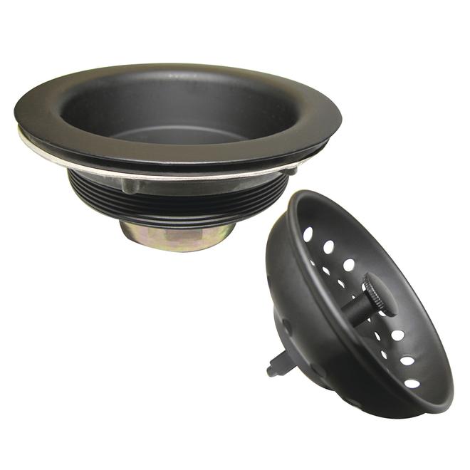 Lot De 2 Crépines En Acier Inoxydable 304 Pour évier De Cuisine - Vis De Connecteur M De 25 Mm - Argent - Neuf