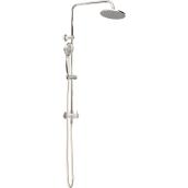 Ensemble de douche à barre coulissante, chrome poli