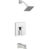 Essential Style Quadrato Tub/Shower Faucet - 80 PSI - Polished Chrome