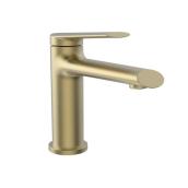 Belanger Opalia 1-Handle Lavatory Faucet with Presto Drain 6-in Matte Gold
