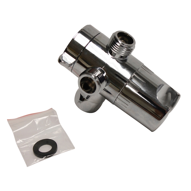 Plumb Pak 1/2-in x 3/4-in Chrome Finished 3-Way Diverter