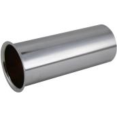 Tube d'extension d'évier Plumb Pak en laiton chromé de 1 1/2 po x 4 po