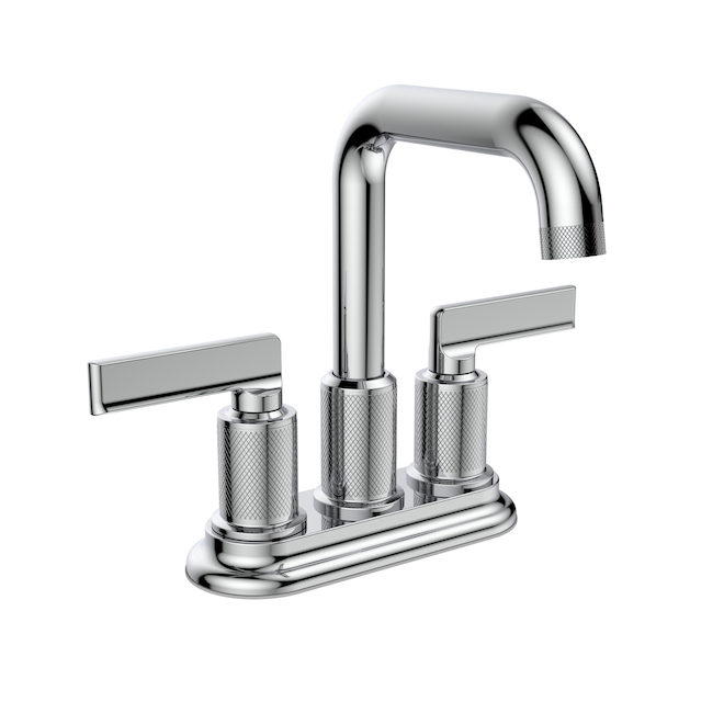 Essential Style Indi 2-Lever Chromed Bathroom Faucet - 4-in