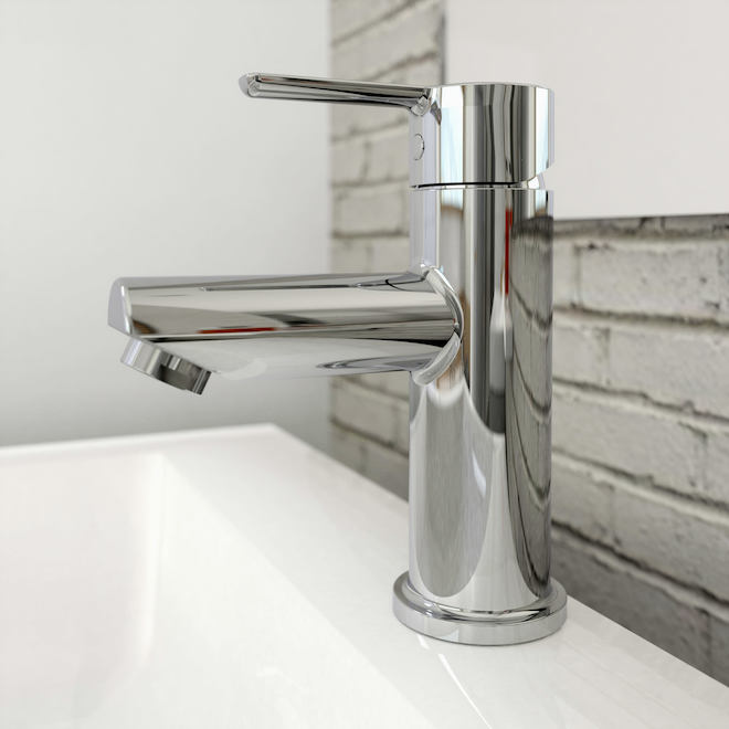 Robinet de lavabo monotrou Delphi Bélanger chrome poli à 1 poignée