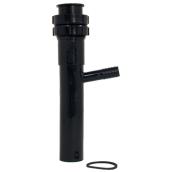 Plumb Pak Dishwasher Tailpiece - ABS - Black - 1 1/2-in dia x 8-in L