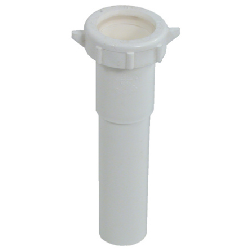 Tuyau de rallonge pour évier Plumb Pak, plastique blanc, 1 1/4 po de diamètre x 6 po de long