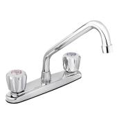Belanger 30 Series 2-Handle Polished Chrome Kitchen Faucet 8-in Centreset Design