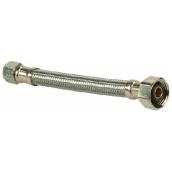 Plumb Pak Braided Faucet Connector - Stainless Steel - Flexible - 16-in L