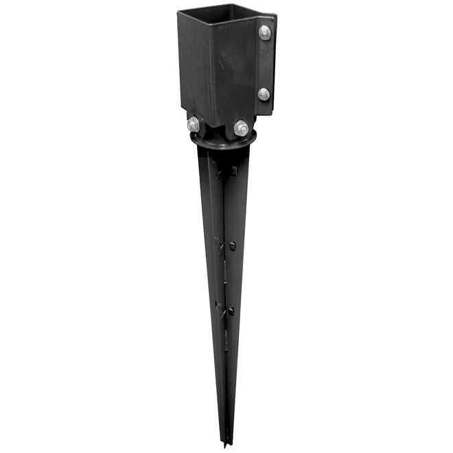 Pieu Robuste Pivotable En Acier Noir R sistant La Rouille Pylex 4 Po 
