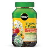 Miracle-Gro Shake 'n Feed All-Purpose Plant Food - 12-4-8 - All Natural Ingredients - 1-lb