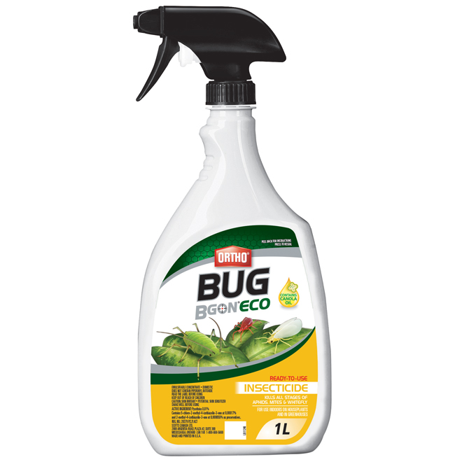 Ortho Bug BGon Eco 1-L Ready-to-Use Insecticide Spray for Plants