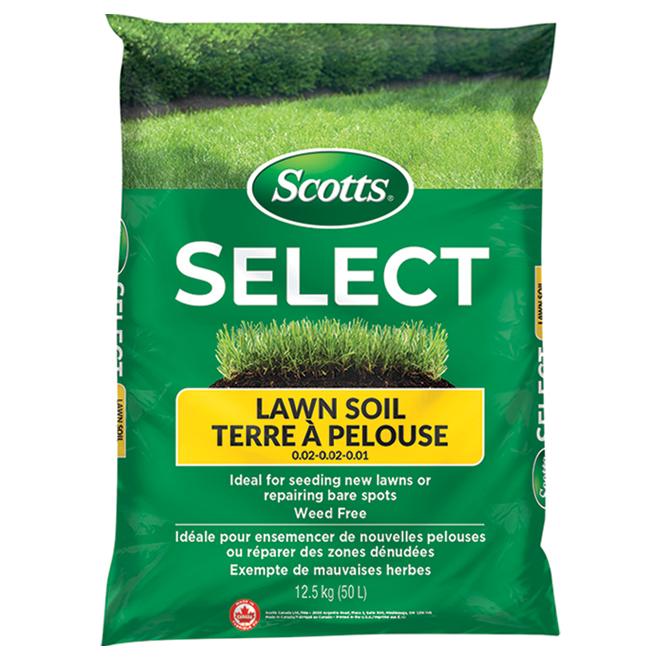 Scotts Select Lawn Soil 0.02-0.02-0.01 - 50 litres