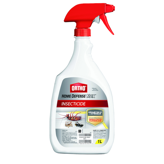 Ortho Home Defense MAX 1-L Ready-to-Use Liquid Insecticide 0190012