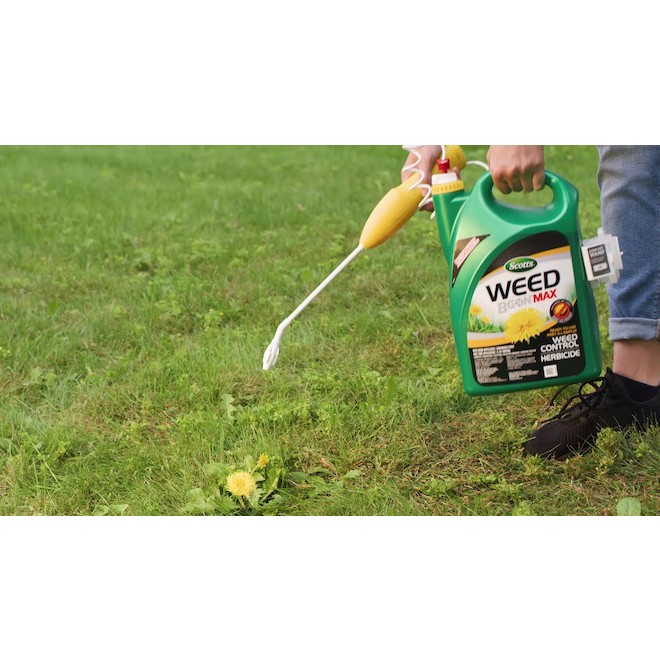 Scotts Weed B Gon MAX 4-L Ready-To-Use Weed Control for Lawns with Wand Applicator