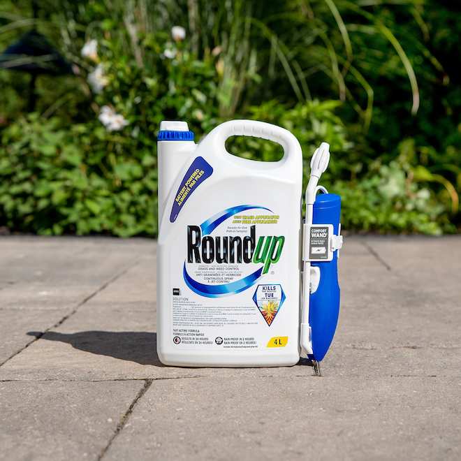 Roundup Liquid Grass and Weed Control with Wand Applicator - 4 L