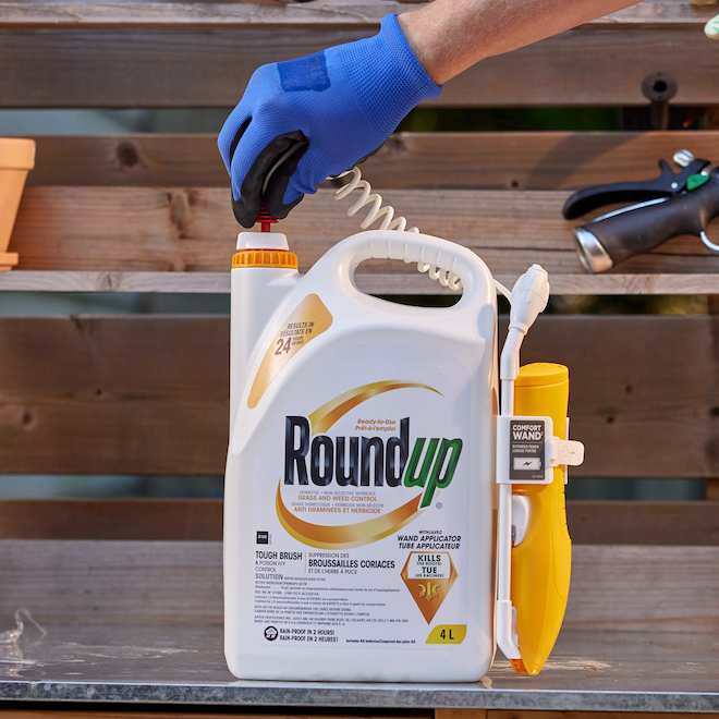 Roundup Poison Ivy Liquid Weed Control with Wand Applicator - 4 L