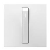 Whisper switch made of plastic white finish. 2.68x1.78x1.63"