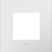 Adorne 1-Gang Wall Plate - Screwless - Glossy White - 1 25/32-in W x 2 21/32-in L