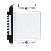 Softap Switch made of plastic white finish. 2.68x1.78x1.63-in