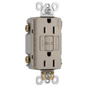 Self-testing GFCI Receptacle - 15 A; 125 V - Nickel