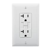 Self-testing GFCI Receptacle - 20 A; 125 V - White