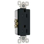 Legrand radiant 15 Amp 125-Volt Black Indoor Decorator Wall Outlet