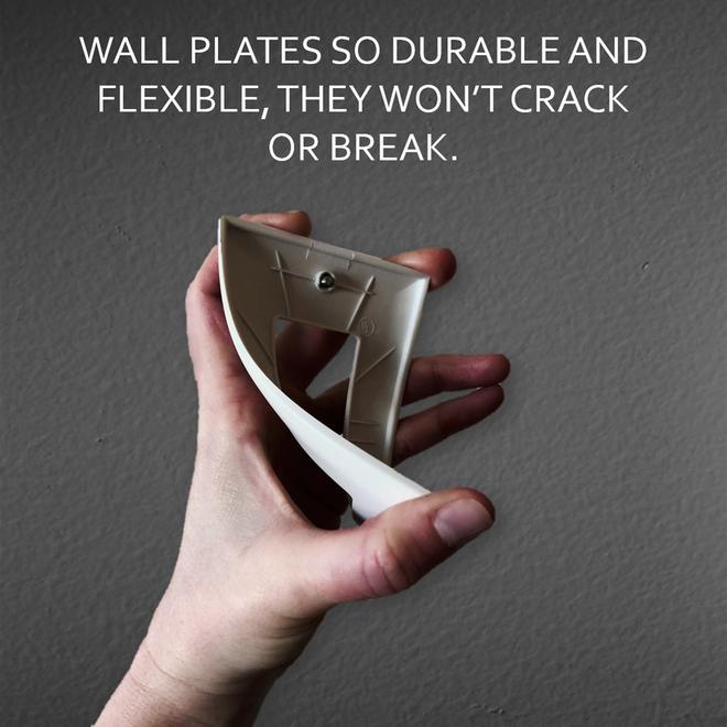 Legrand Trademaster 1-Gang Jumbo Decorator Rocker Wall Plate (White)