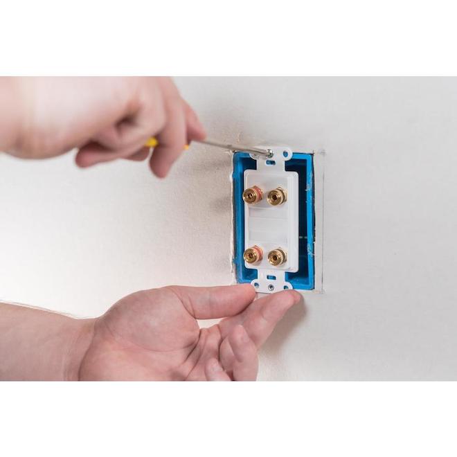 Legrand On-Q White Dual Speaker Connection Kit