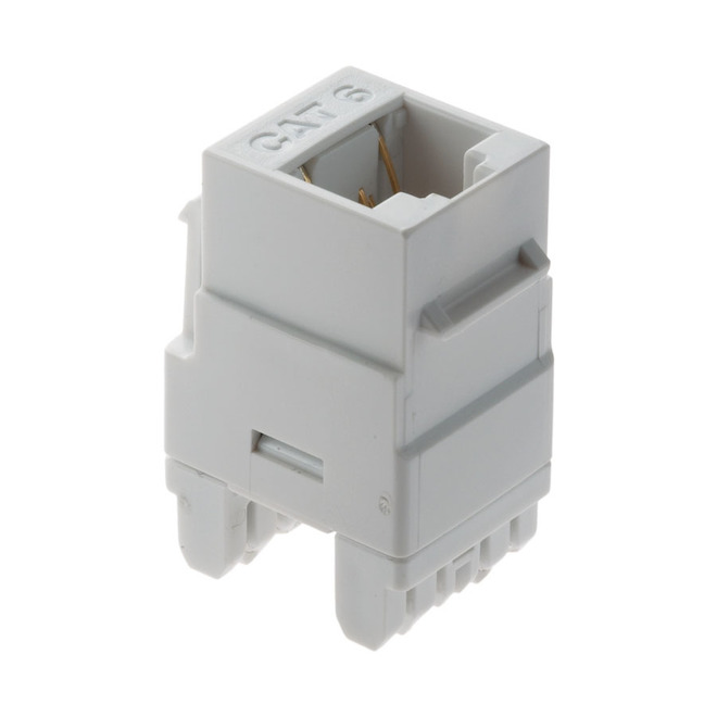 On-Q/Legrand Plastic CAT6 Wall Jack